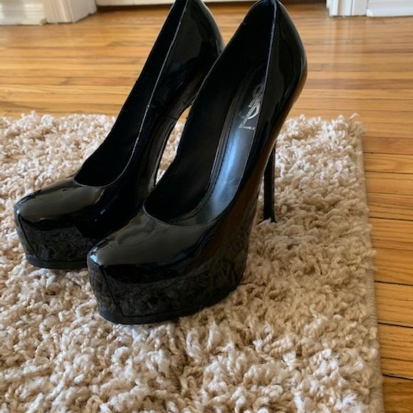 Shoes, Black Pantent, YSL - Picture 11 of 13